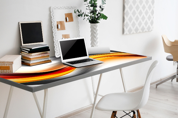 Full desk pad Abstraction orange
