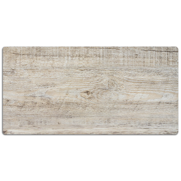 Large desk pad PVC protector Old wood