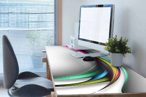 Large desk mat for children Abstraction