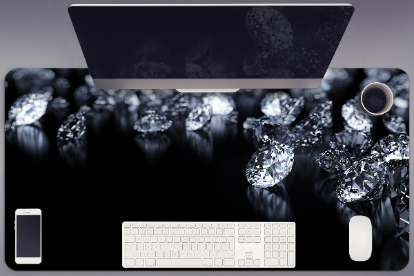 Large desk mat for children diamonds