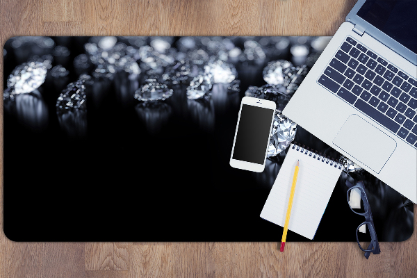 Large desk mat for children diamonds