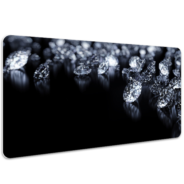 Large desk mat for children diamonds