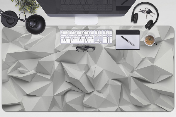 Full desk protector Abstraction White
