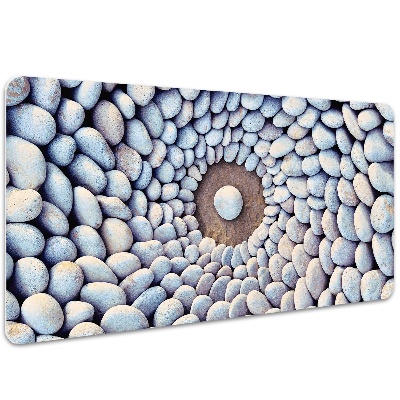 Large desk mat table protector The circle of stones