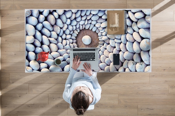Large desk mat table protector The circle of stones