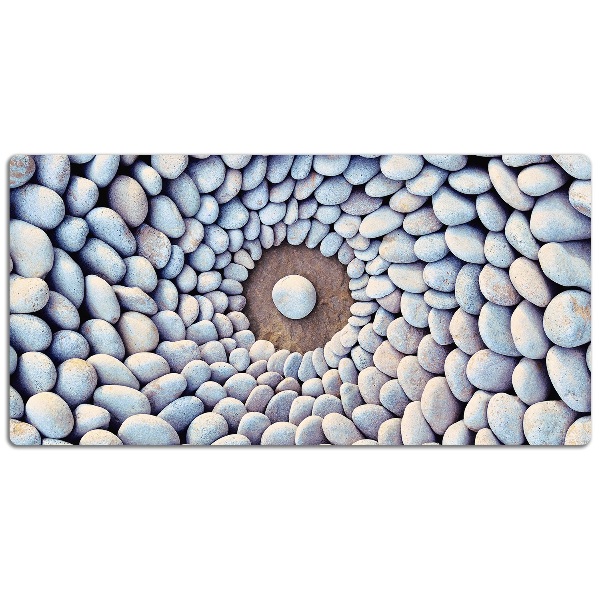 Large desk mat table protector The circle of stones
