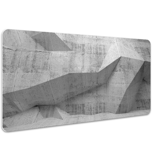 Full desk protector Abstraction concrete