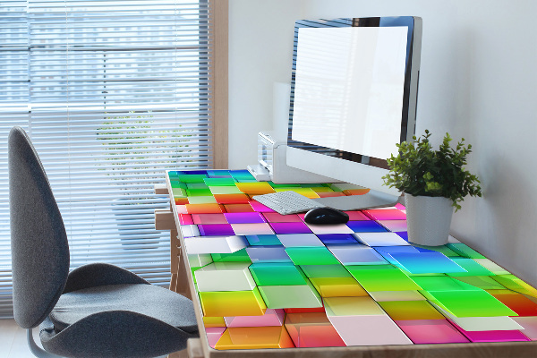 Desk mat Abstraction color