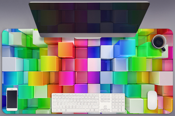 Desk mat Abstraction color