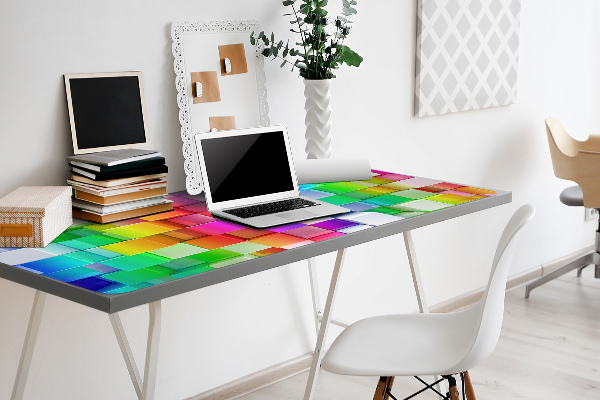 Desk mat Abstraction color