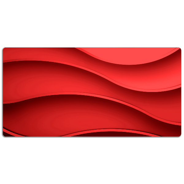 Desk mat Abstraction red
