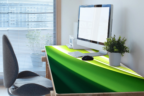 Desk mat Abstraction green