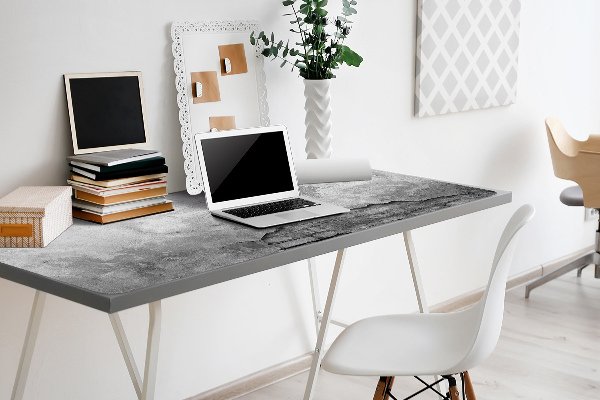 Large desk mat for children old stone wall