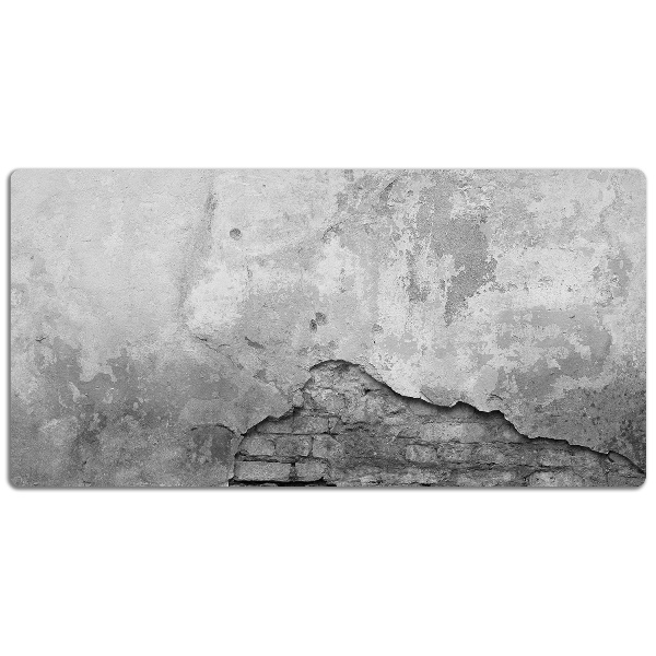 Large desk mat for children old stone wall