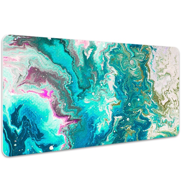 Desk mat Abstraction green
