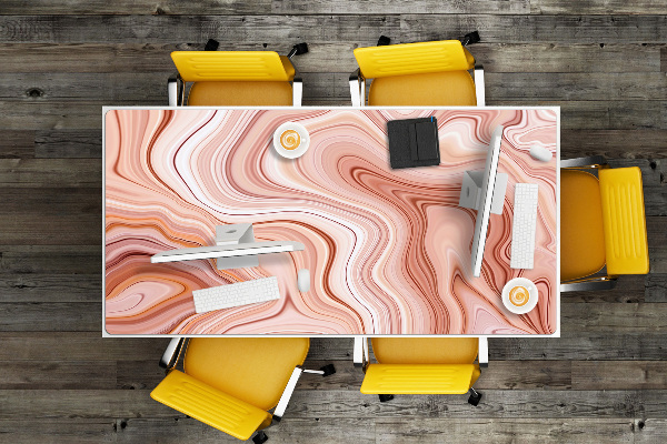 Desk pad Abstraction ecru