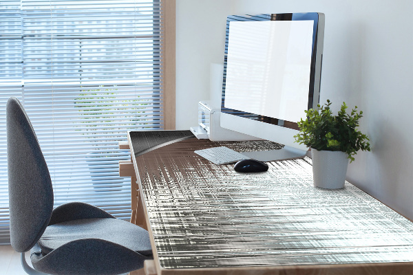Full desk pad Abstraction silver