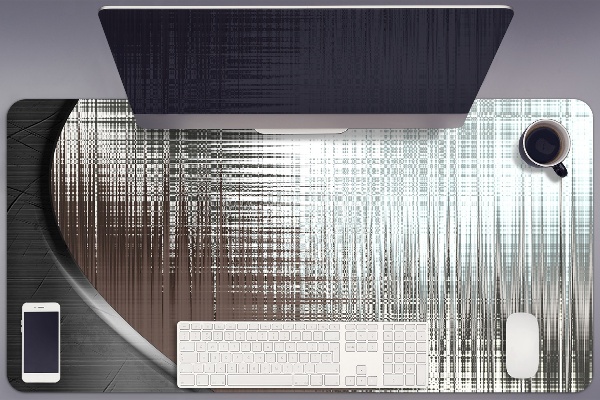 Full desk pad Abstraction silver