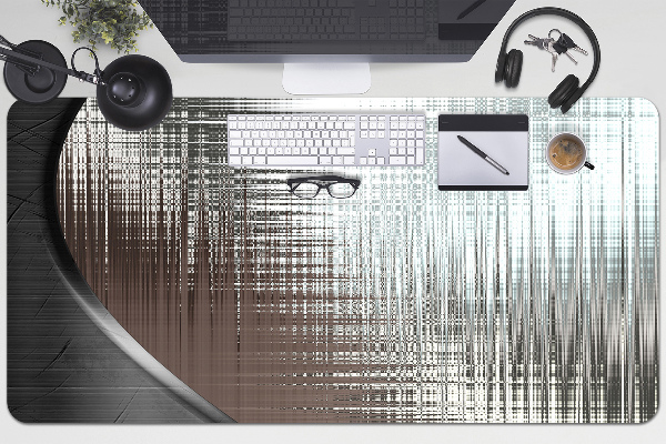 Full desk pad Abstraction silver