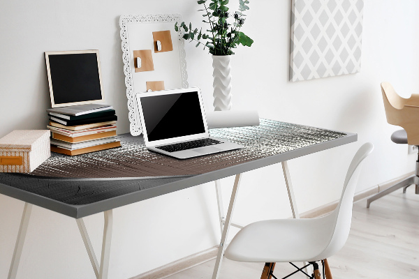 Full desk pad Abstraction silver