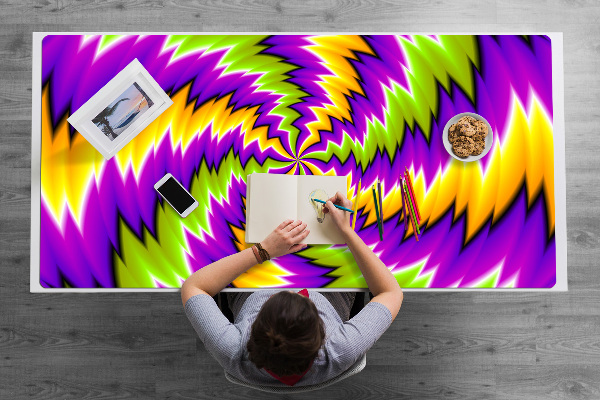 Full desk mat abstract swirl