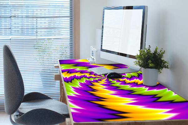 Full desk mat abstract swirl