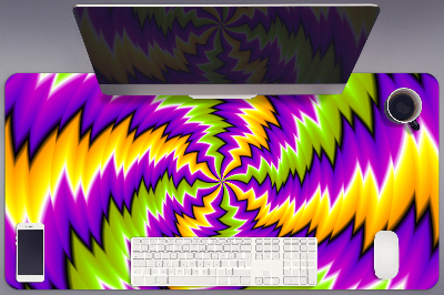 Full desk mat abstract swirl