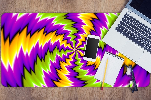 Full desk mat abstract swirl