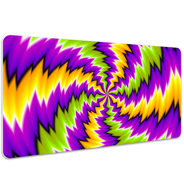 Full desk mat abstract swirl