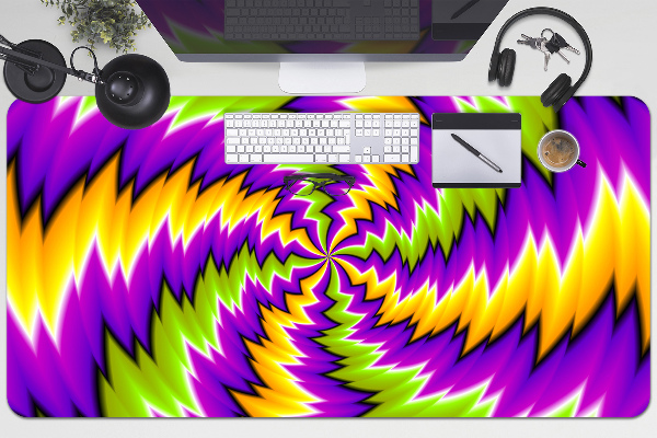 Full desk mat abstract swirl