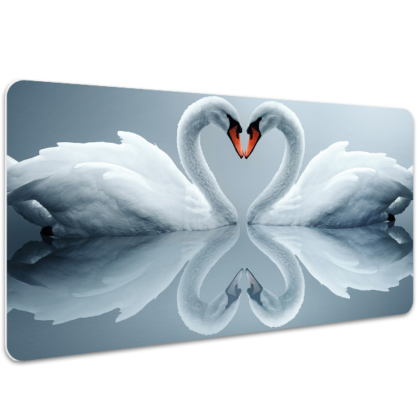 Large desk mat for children Swans