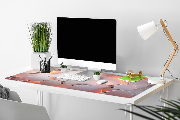Full desk protector Abstraction hexes