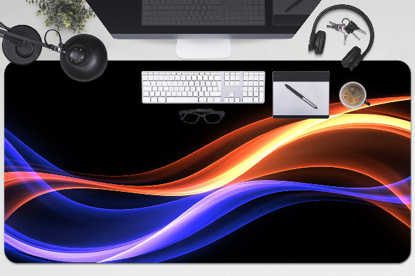 Large desk mat for children Rays
