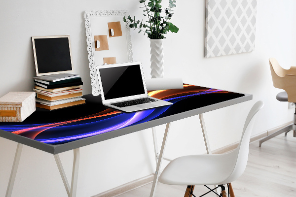 Large desk mat for children Rays