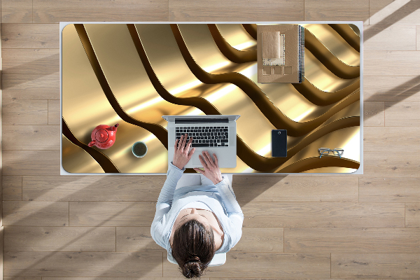 Full desk mat Gold items