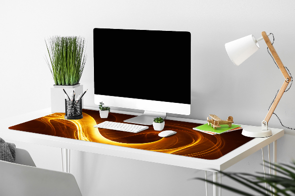 Desk pad wavy flame
