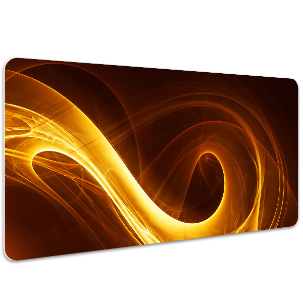 Desk pad wavy flame