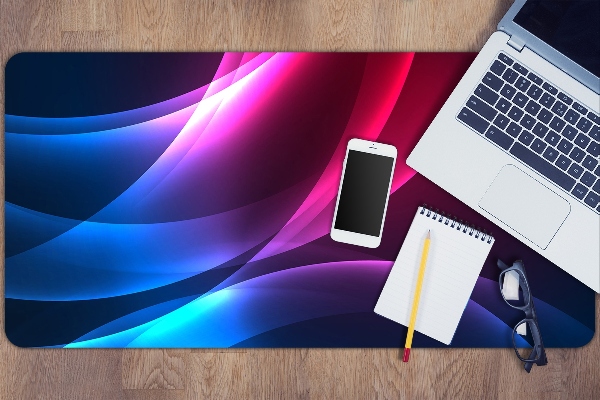 Full desk protector pink transition
