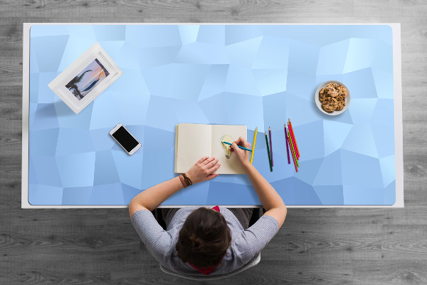 Full desk pad Abstraction blue