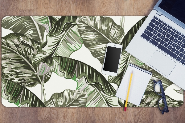 Full desk protector banana leaves