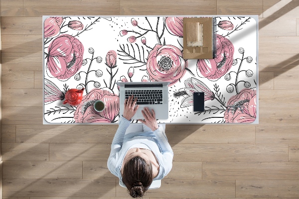Desk mat Pastel Roses Art