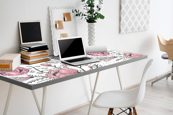 Desk mat Pastel Roses Art