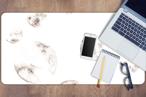 Large desk mat for children moons