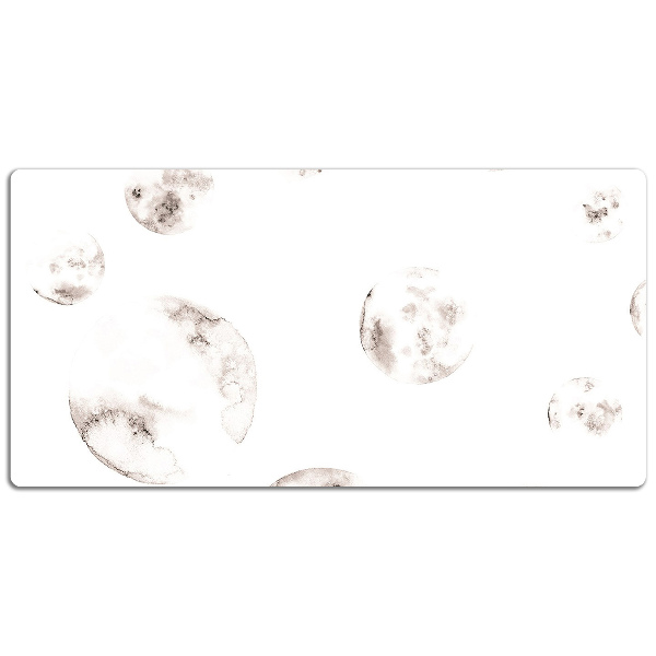 Large desk mat for children moons