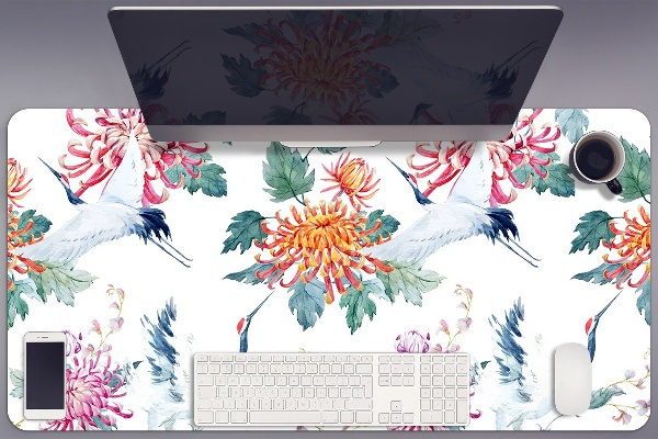 Desk pad Cranes in flight