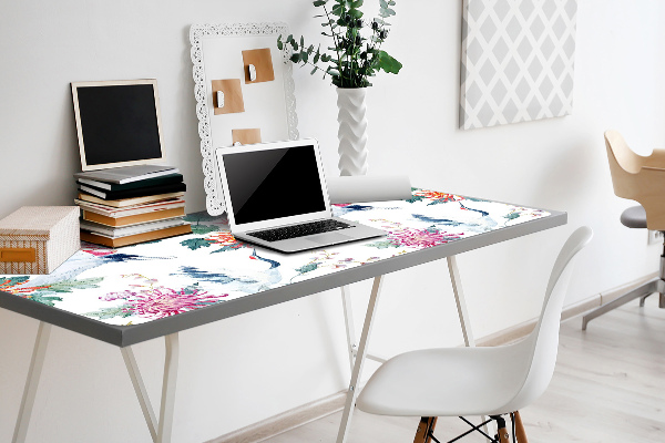 Desk pad Cranes in flight