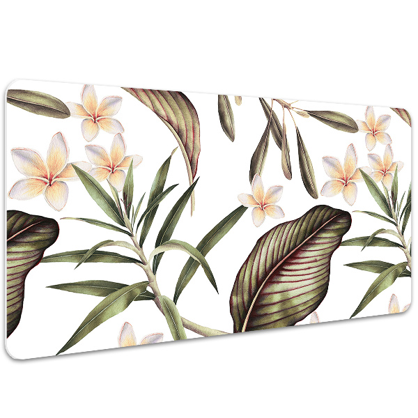 Desk pad Leaves and flowers
