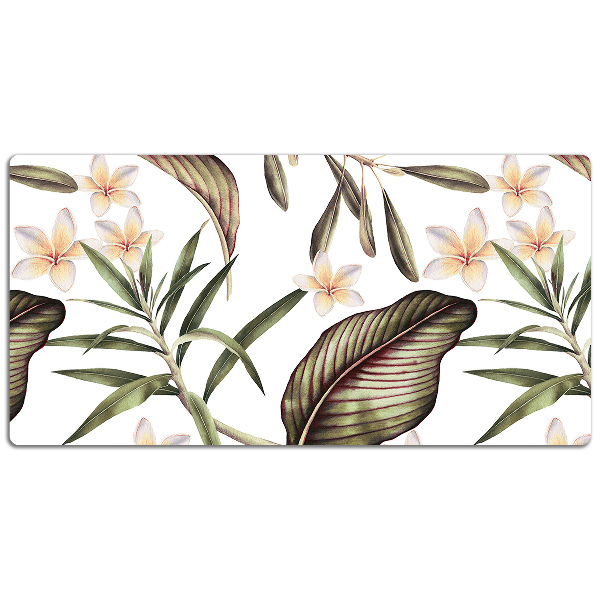 Desk pad Leaves and flowers