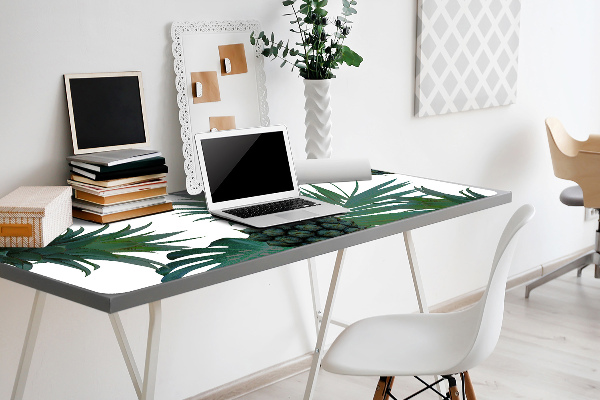 Desk pad green pineapples