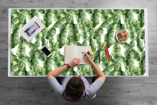 Full desk pad exotic leaves